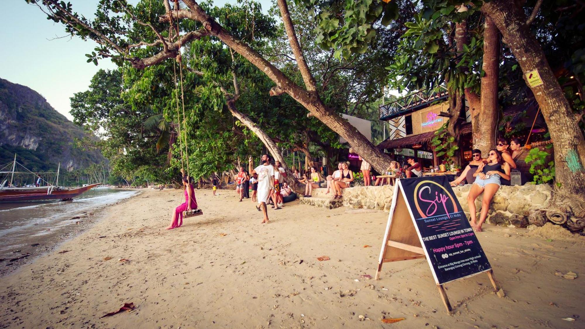 Sip Sunset Hostel And Lounge El Nido Exterior foto