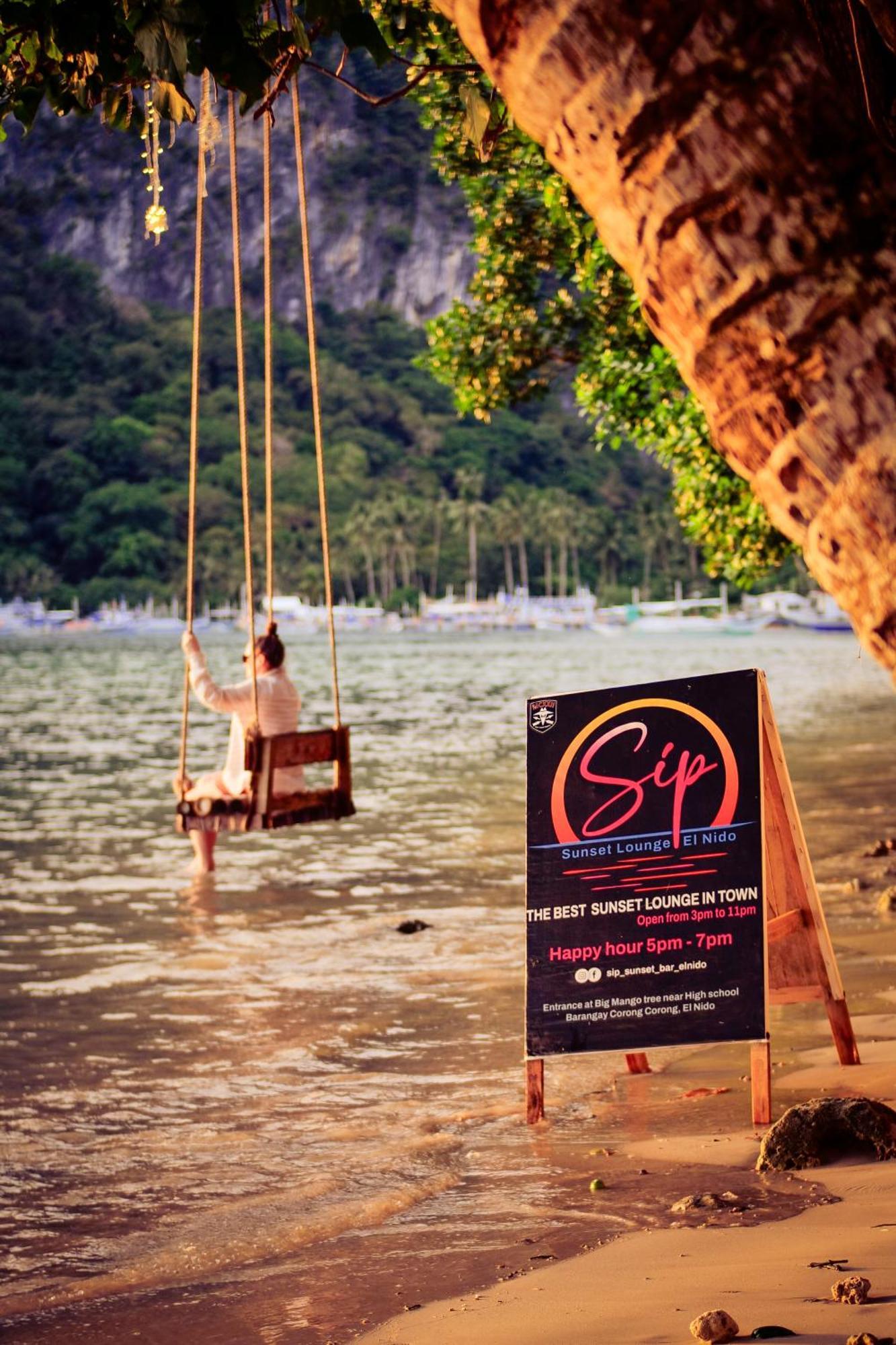Sip Sunset Hostel And Lounge El Nido Exterior foto